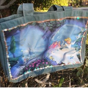 Cinderella denim tote